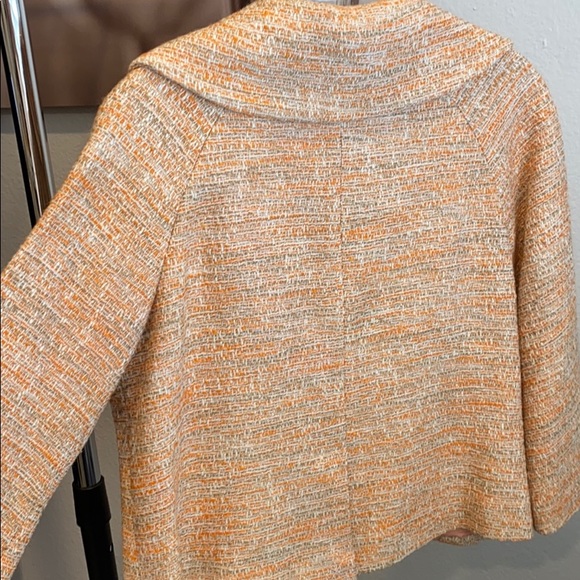 ANTHROPOLOGIE ELEVENSES TWEED CROPPED JACKET - Picture 4 of 4